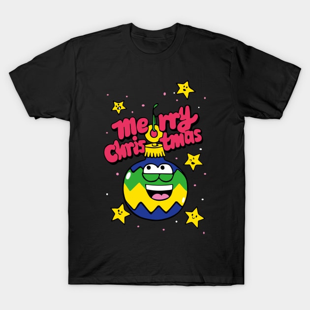 Funny Xmas Ball T-Shirt by Aiko Tsui